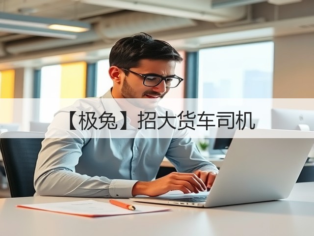 【极兔】招大货车司机(图1)