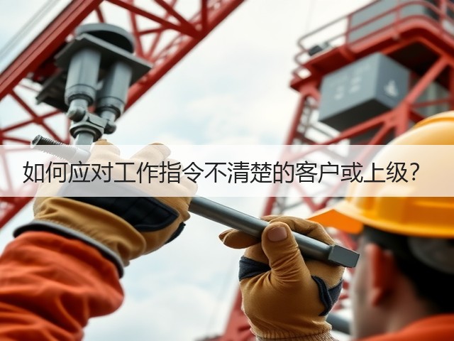 如何应对工作指令不清楚的客户或上级?(图1) 如何应对工作指令不清楚的客户或上级?(图1)