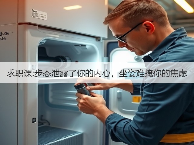求职课:步态泄露了你的内心，坐姿难掩你的焦虑(图2)