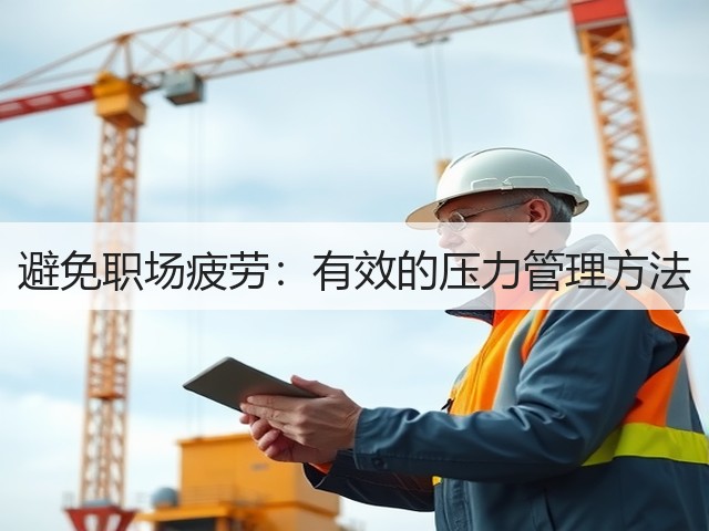 避免职场疲劳:有效的压力管理方法(图2) 避免职场疲劳:有效的压力管理方法(图2)