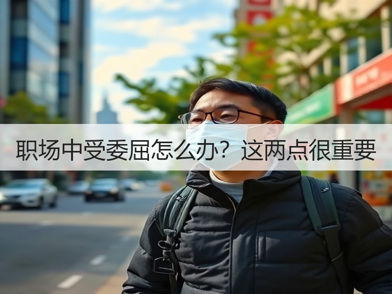 职场中受委屈怎么办？这两点很重要