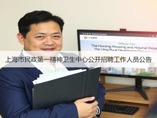 上海市民政第一精神卫生中心公开招聘工作人员公告(图1)