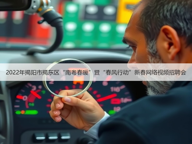 2022年揭阳市揭东区“南粤春暖”暨“春风行动”新春网络视频招聘会