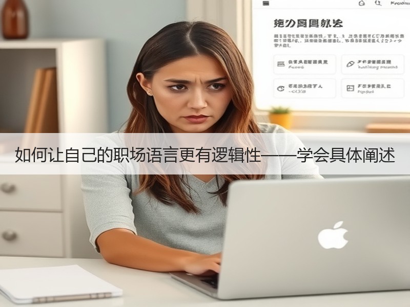 如何让自己的职场语言更有逻辑性——学会具体阐述