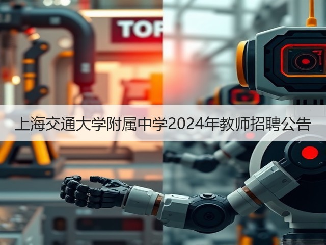 上海交通大学附属中学2024年教师招聘公告(图3) 上海交通大学附属中学2024年教师招聘公告(图3)