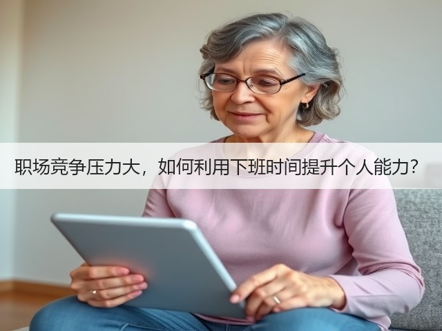 职场竞争压力大,如何利用下班时间提升个人能力?(图3) 职场竞争压力大,如何利用下班时间提升个人能力?(图3)