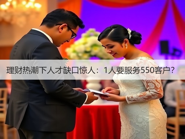 理财热潮下人才缺口惊人：1人要服务550客户？(图2)