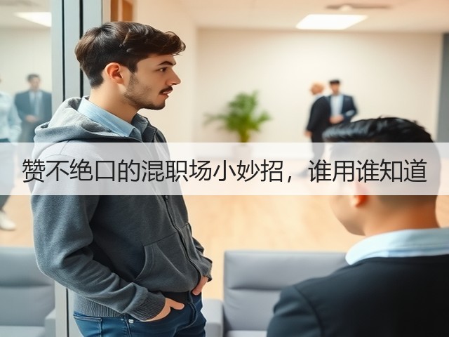 赞不绝口的混职场小妙招，谁用谁知道(图1)