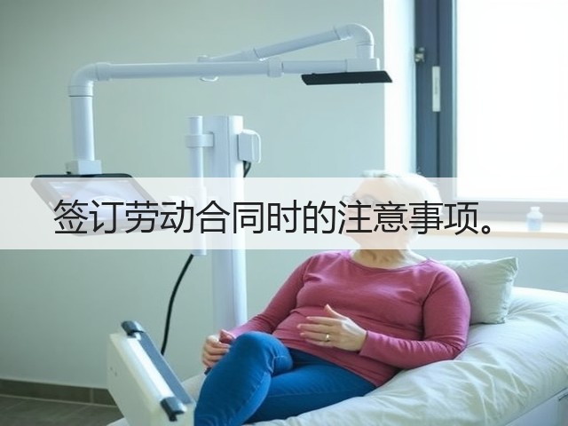 签订劳动合同时的注意事项。(图2) 签订劳动合同时的注意事项。(图2)