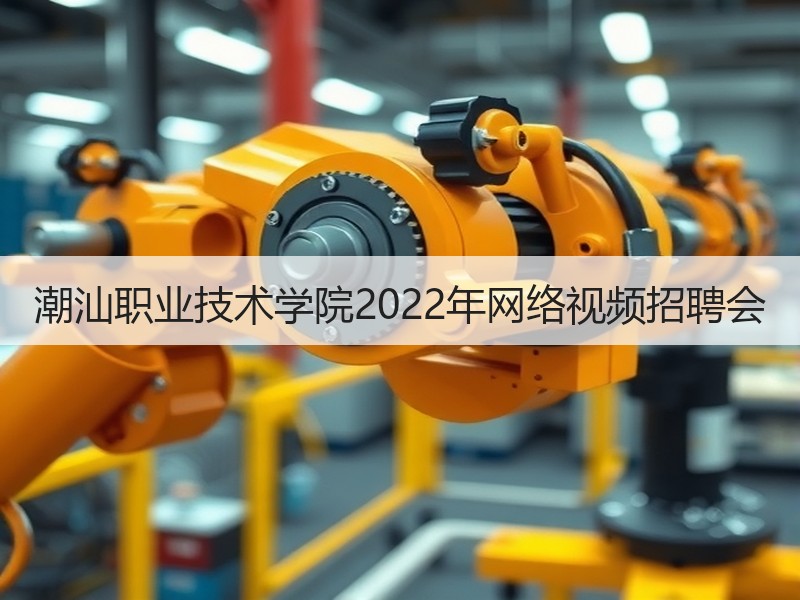 潮汕职业技术学院2022年网络视频招聘会