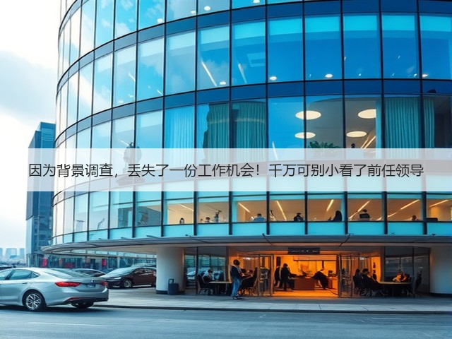 因为背景调查,丢失了一份工作机会!千万可别小看了前任领导(图2) 因为背景调查,丢失了一份工作机会!千万可别小看了前任领导(图2)