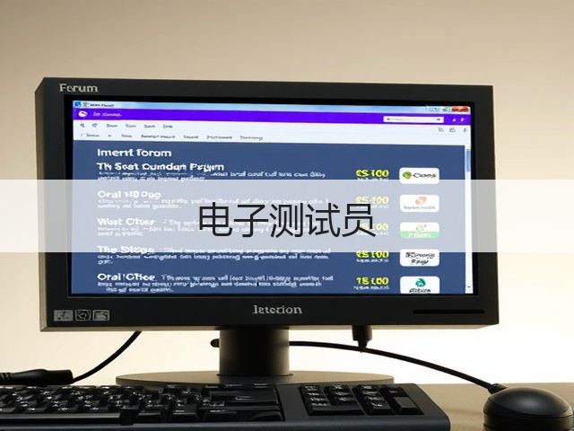 电子测试员(图1)