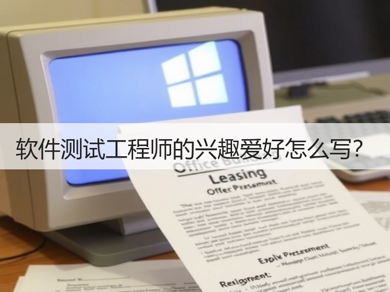 软件测试工程师的兴趣爱好怎么写？