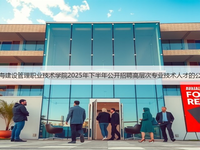 上海建设管理职业技术学院2025年下半年公开招聘高层次专业技术人才的公告(图1)