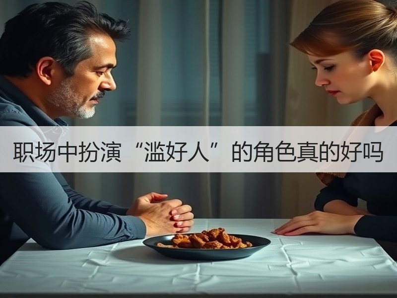 职场中扮演“滥好人”的角色真的好吗