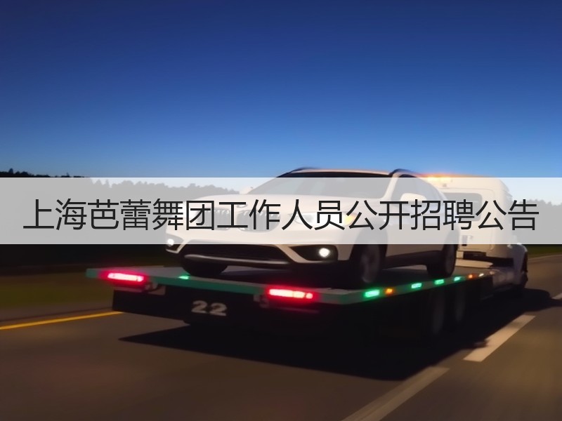 上海芭蕾舞团工作人员公开招聘公告