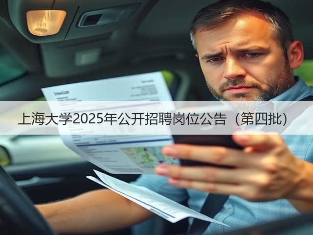上海大学2025年公开招聘岗位公告(第四批)(图1) 上海大学2025年公开招聘岗位公告(第四批)(图1)