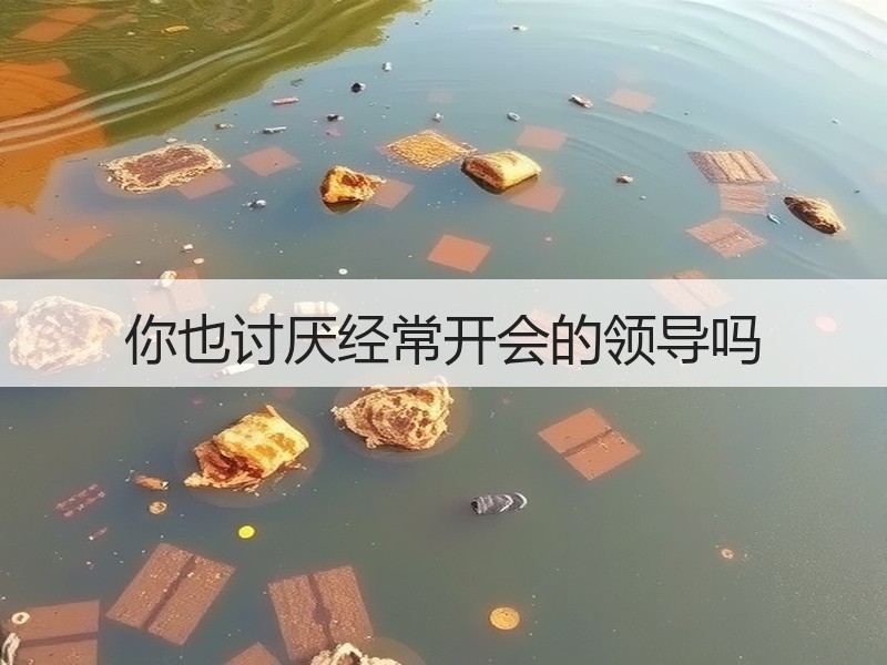 你也讨厌经常开会的领导吗