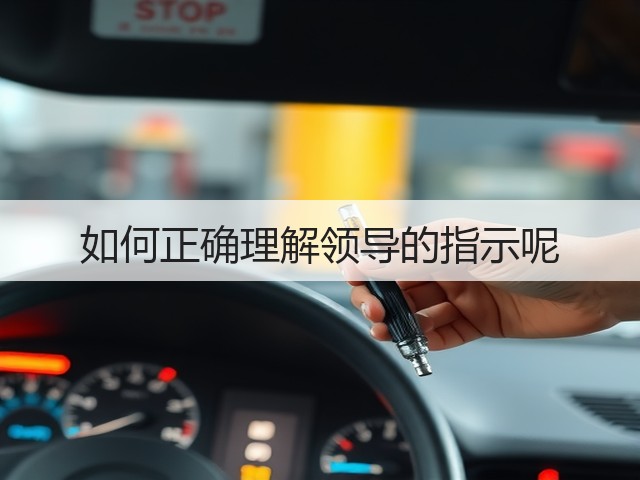 如何正确理解领导的指示呢(图1) 如何正确理解领导的指示呢(图1)