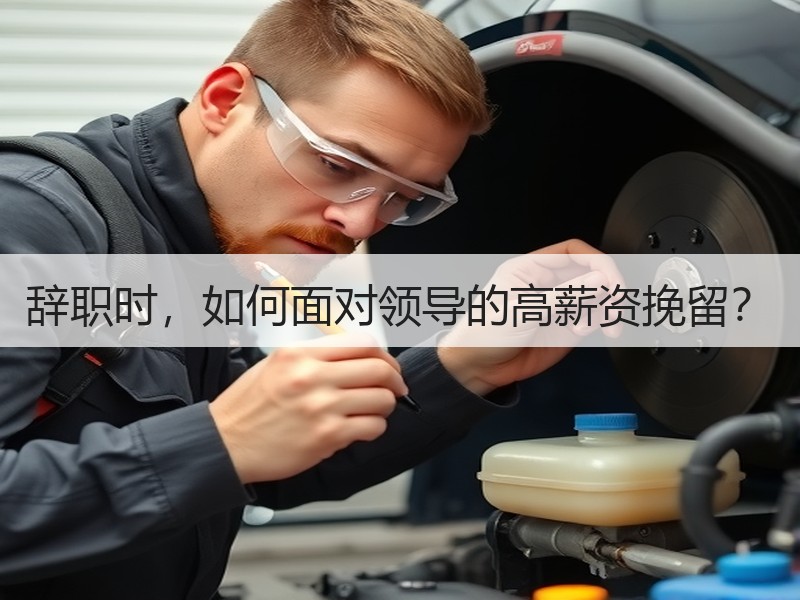 辞职时，如何面对领导的高薪资挽留？