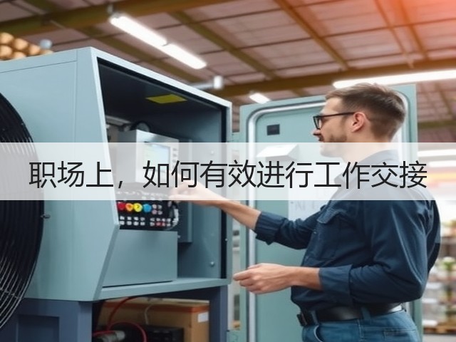职场上,如何有效进行工作交接(图1) 职场上,如何有效进行工作交接(图1)