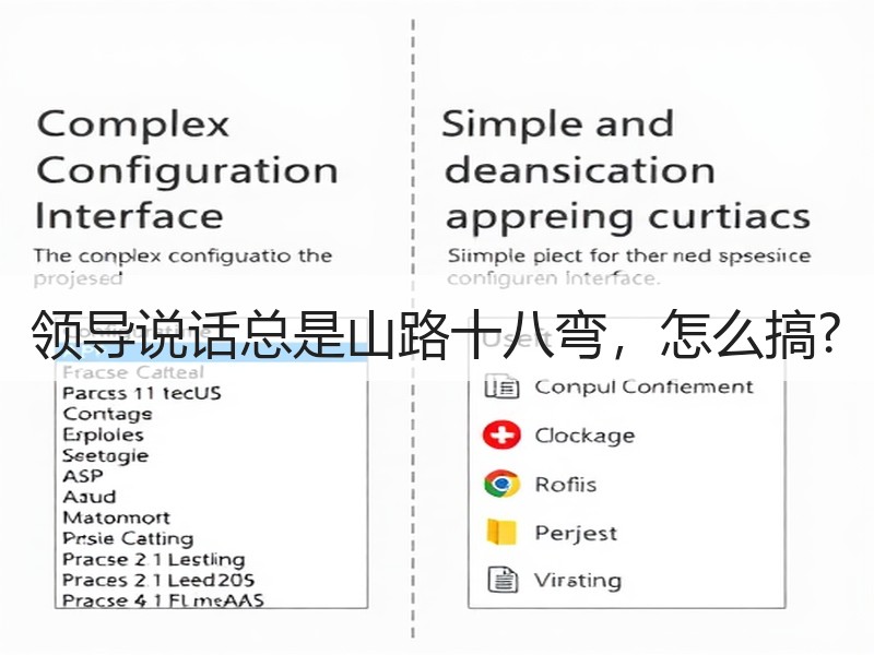 领导说话总是山路十八弯，怎么搞?