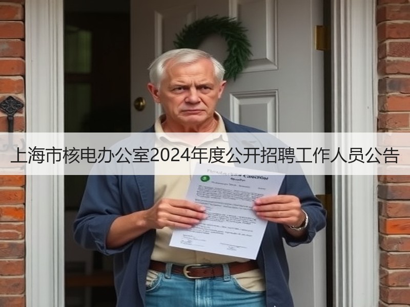上海市核电办公室2024年度公开招聘工作人员公告