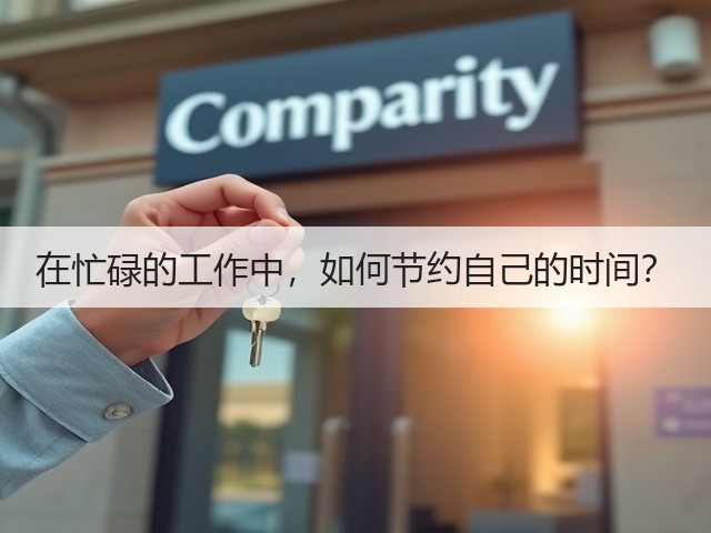 在忙碌的工作中,如何节约自己的时间?(图2) 在忙碌的工作中,如何节约自己的时间?(图2)