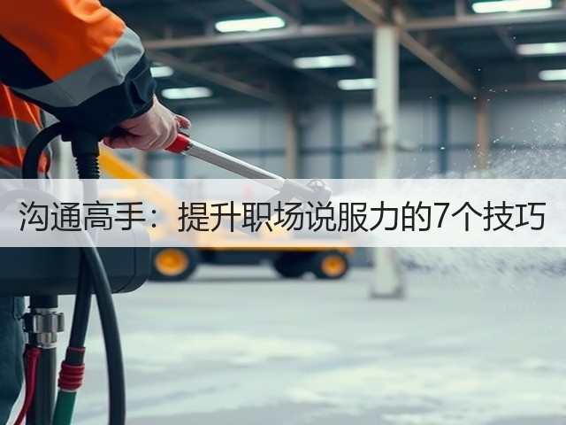 沟通高手:提升职场说服力的7个技巧(图1) 沟通高手:提升职场说服力的7个技巧(图1)
