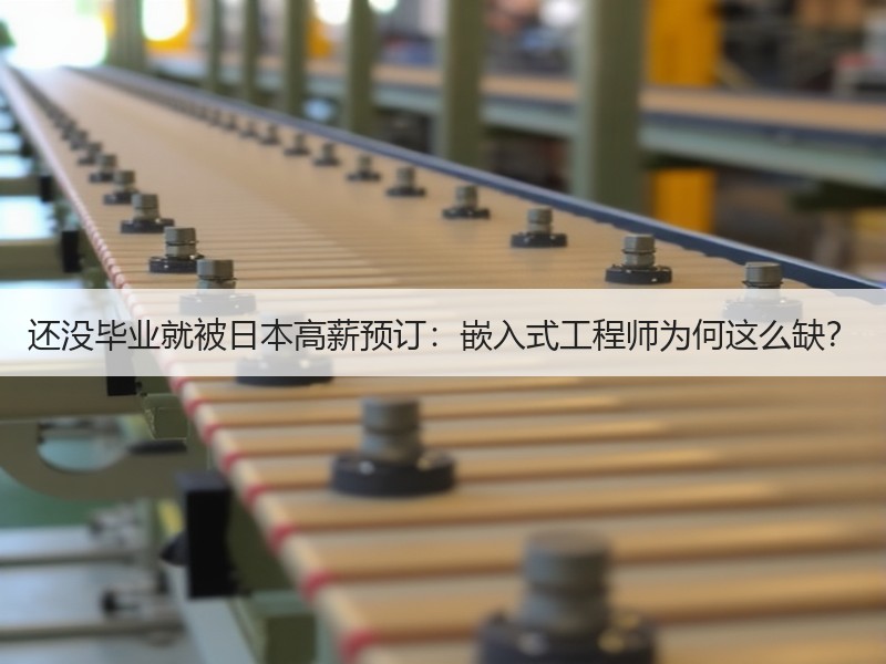 还没毕业就被日本高薪预订：嵌入式工程师为何这么缺？