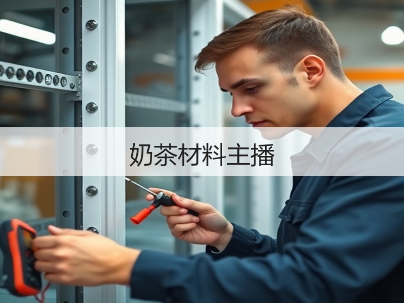 奶茶材料主播