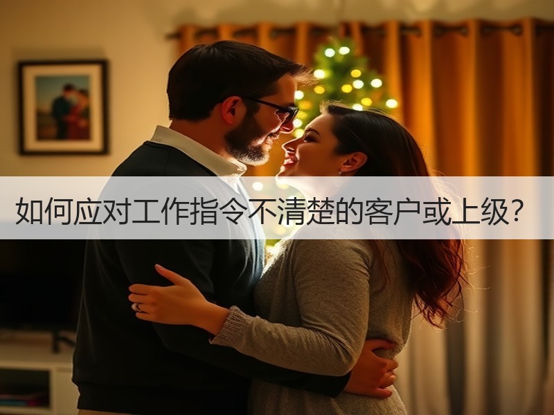 如何应对工作指令不清楚的客户或上级？