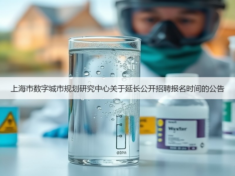 上海市数字城市规划研究中心关于延长公开招聘报名时间的公告