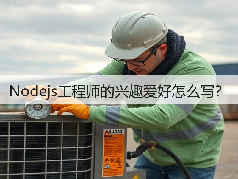 Nodejs工程师的兴趣爱好怎么写？