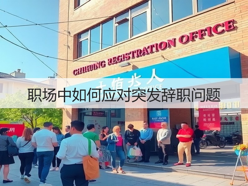 职场中如何应对突发辞职问题