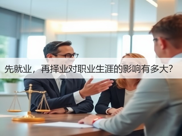 先就业,再择业对职业生涯的影响有多大?(图2) 先就业,再择业对职业生涯的影响有多大?(图2)