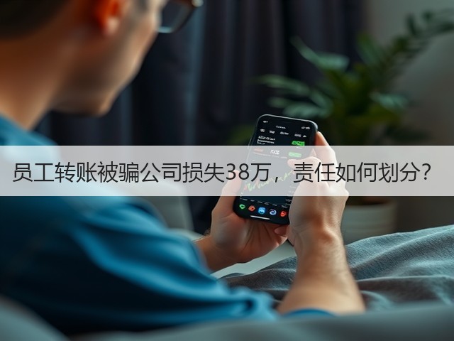 员工转账被骗公司损失38万，责任如何划分？(图2)