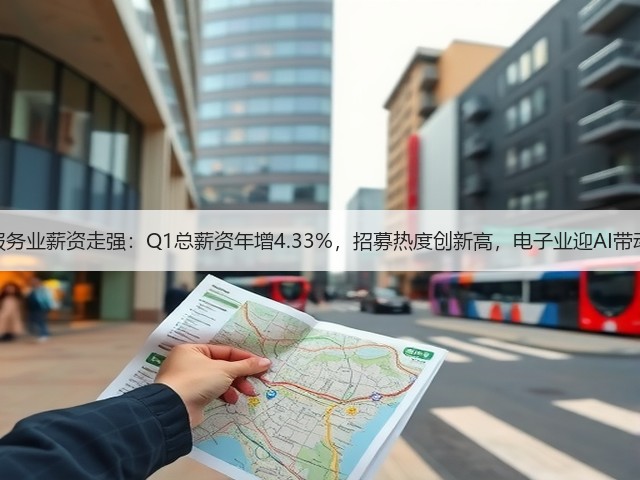 台湾服务业薪资走强:Q1总薪资年增4.33%,招募热度创新高,电子业迎AI带动复苏(图3) 台湾服务业薪资走强:Q1总薪资年增4.33%,招募热度创新高,电子业迎AI带动复苏(图3)