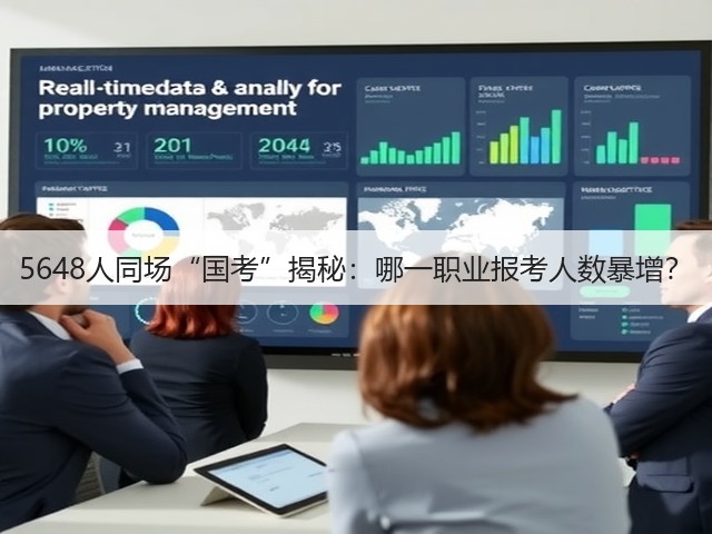 5648人同场“国考”揭秘：哪一职业报考人数暴增？(图1)