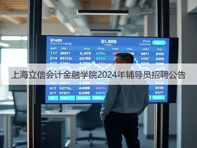上海立信会计金融学院2024年辅导员招聘公告(图1)