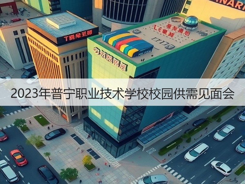 2023年普宁职业技术学校校园供需见面会