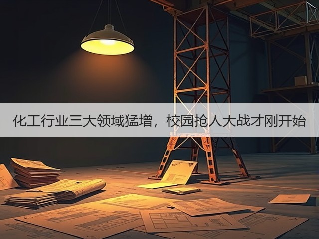 化工行业三大领域猛增，校园抢人大战才刚开始(图1)