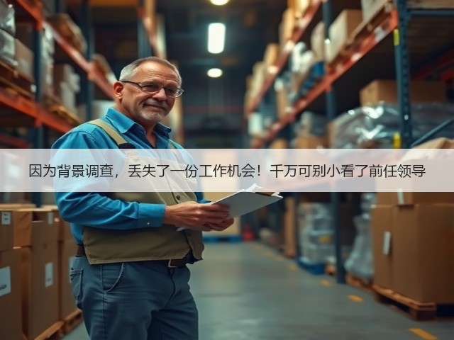 因为背景调查,丢失了一份工作机会!千万可别小看了前任领导(图3) 因为背景调查,丢失了一份工作机会!千万可别小看了前任领导(图3)