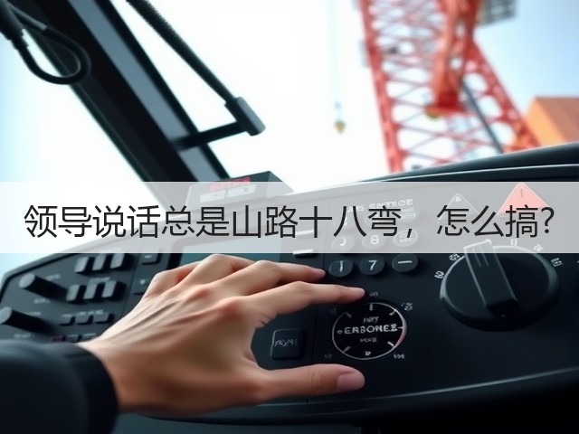 领导说话总是山路十八弯,怎么搞?(图3) 领导说话总是山路十八弯,怎么搞?(图3)