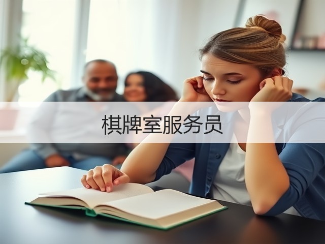 棋牌室服务员(图2)