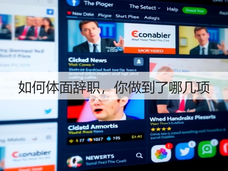 如何体面辞职，你做到了哪几项