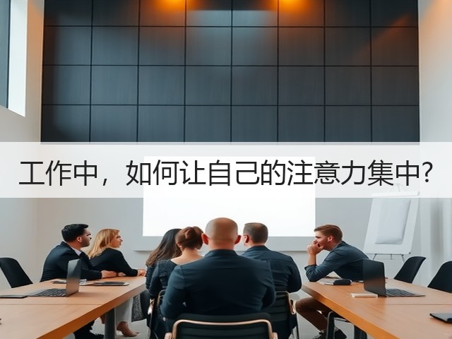 工作中,如何让自己的注意力集中?(图1) 工作中,如何让自己的注意力集中?(图1)