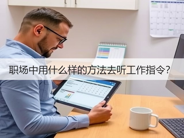 职场中用什么样的方法去听工作指令？(图1)