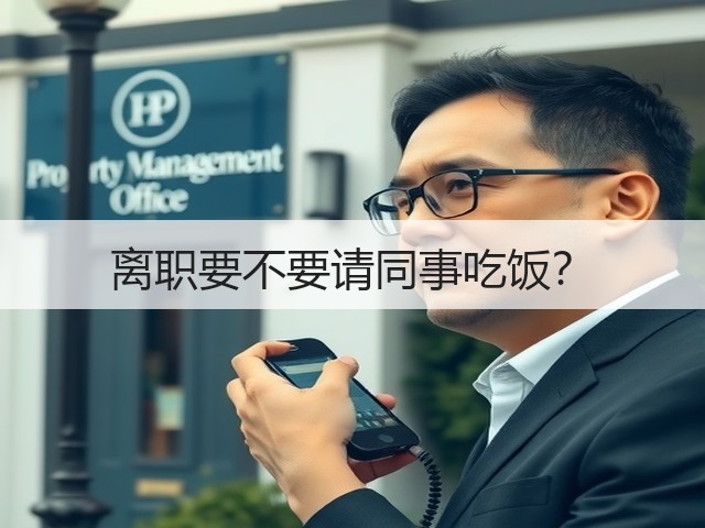 离职要不要请同事吃饭?(图1) 离职要不要请同事吃饭?(图1)