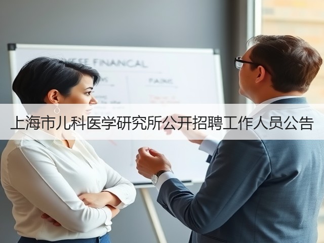 上海市儿科医学研究所公开招聘工作人员公告(图3) 上海市儿科医学研究所公开招聘工作人员公告(图3)